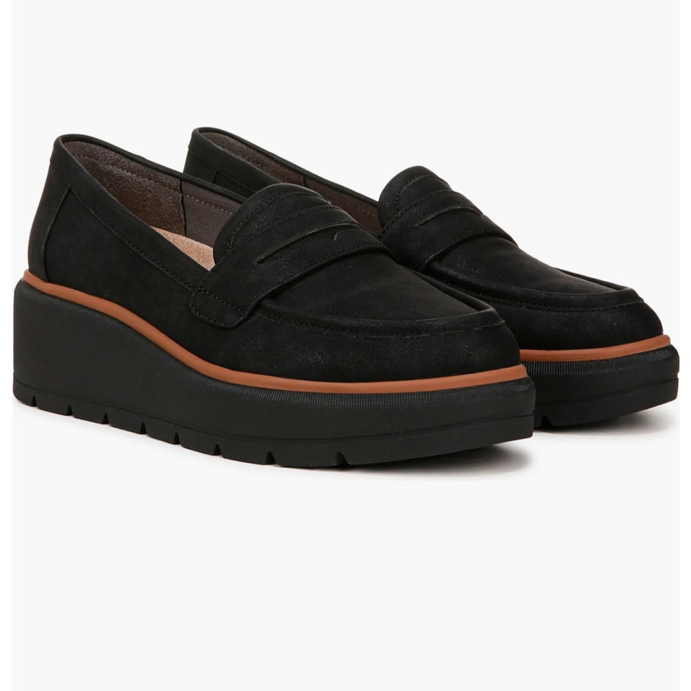 Nice Day Max Wedge Platform Penny Loafer